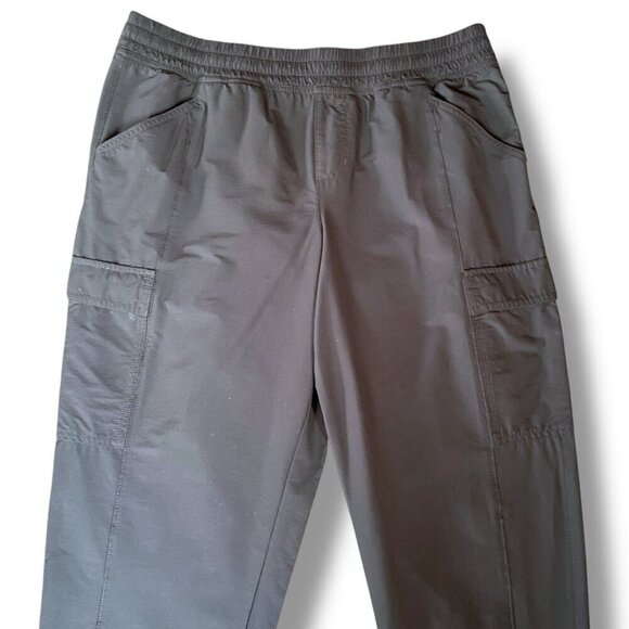 The North Face Womens Sheltay Pant Sz 10 Gray Hiking Jogger Cargo Pull On Nylon - Picture 2 of 7